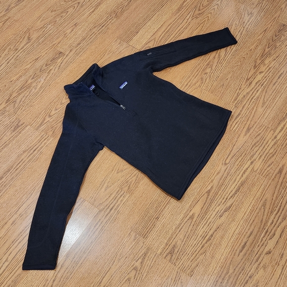 Patagonia Kids Black Fleece Pullover Size S - Picture 3 of 6